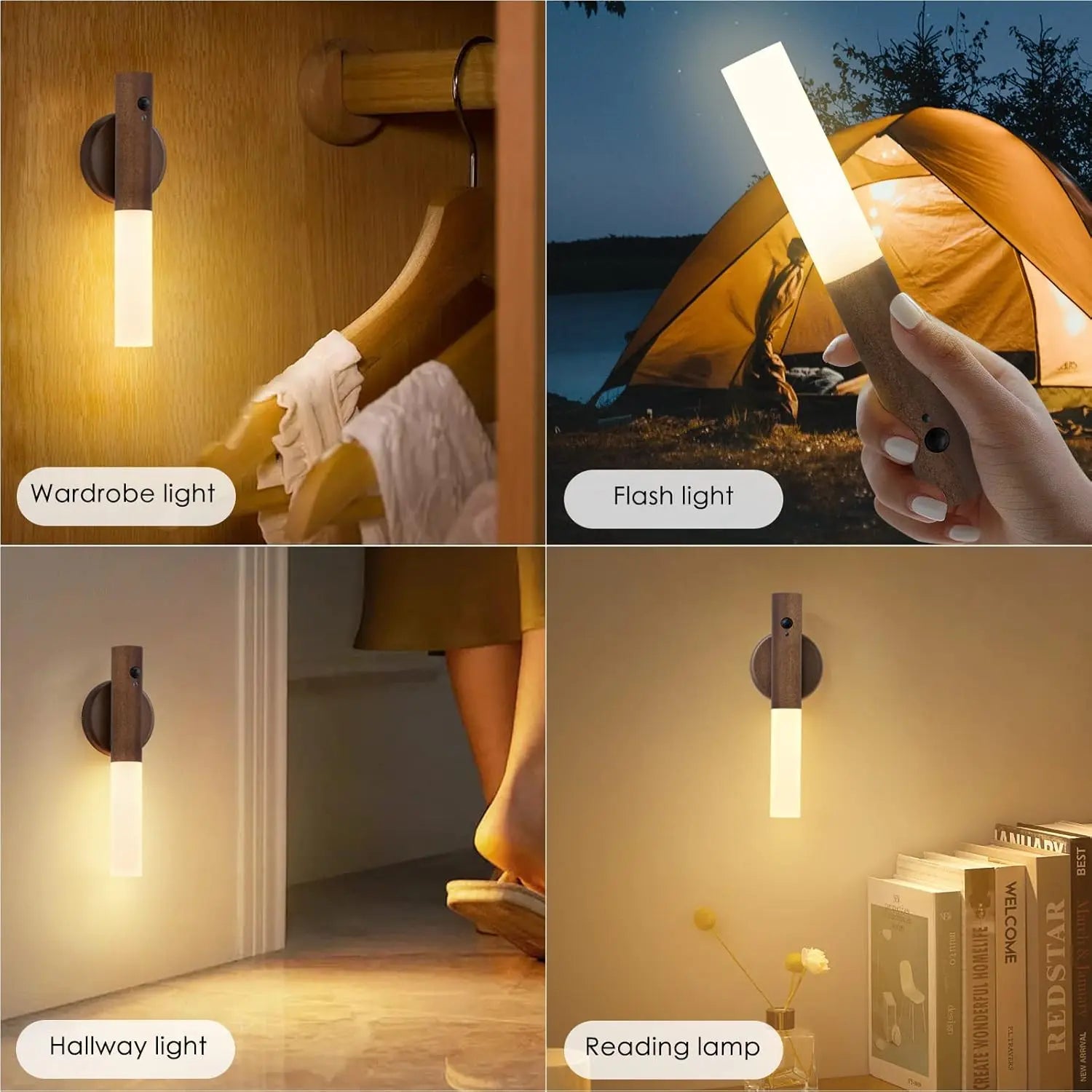 LumiSense™ | Luminária LED Magnética com Sensor de Movimento