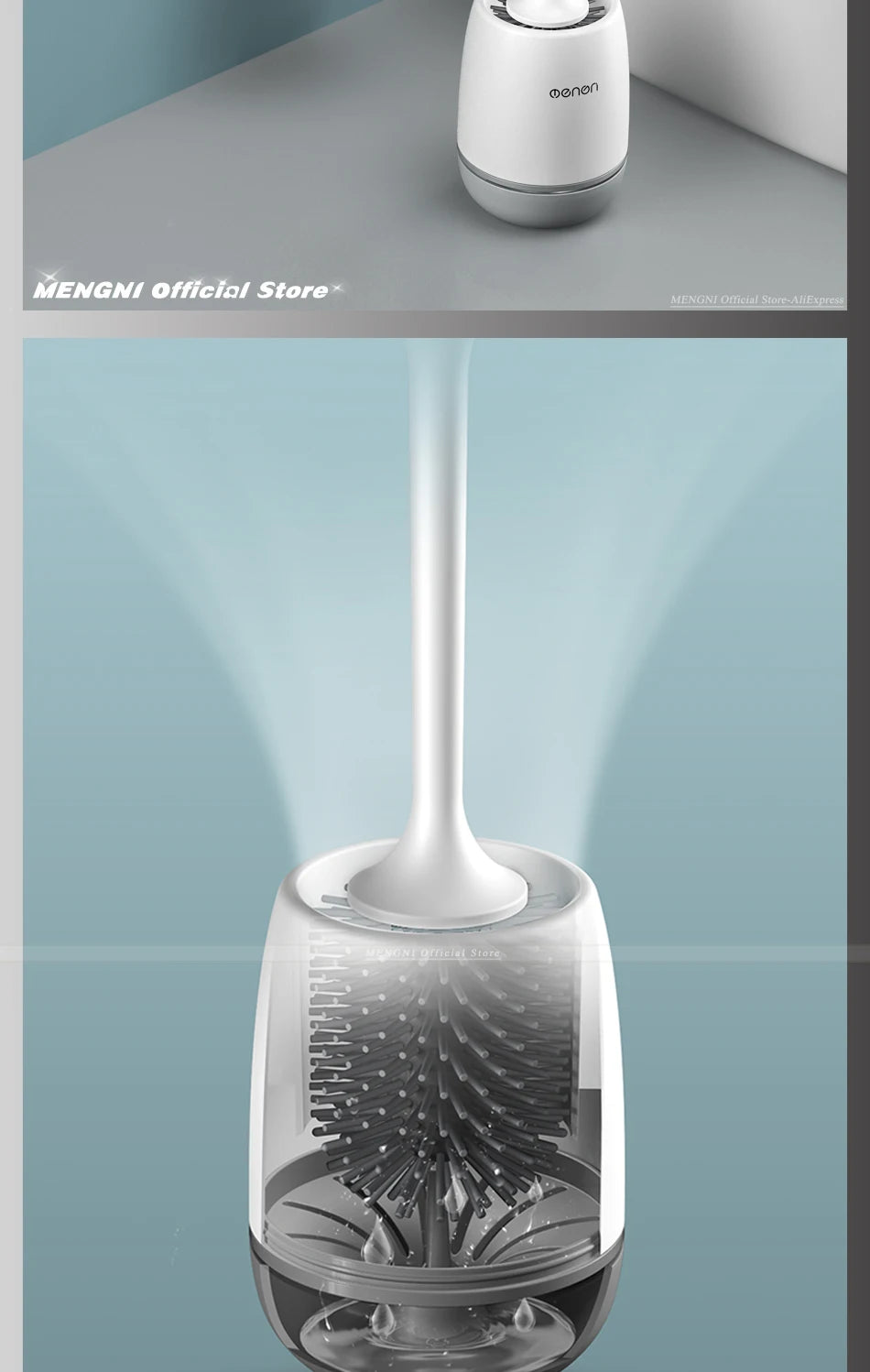 Escova Sanitária Flex Silicone