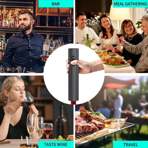 Abridor de vinho automático