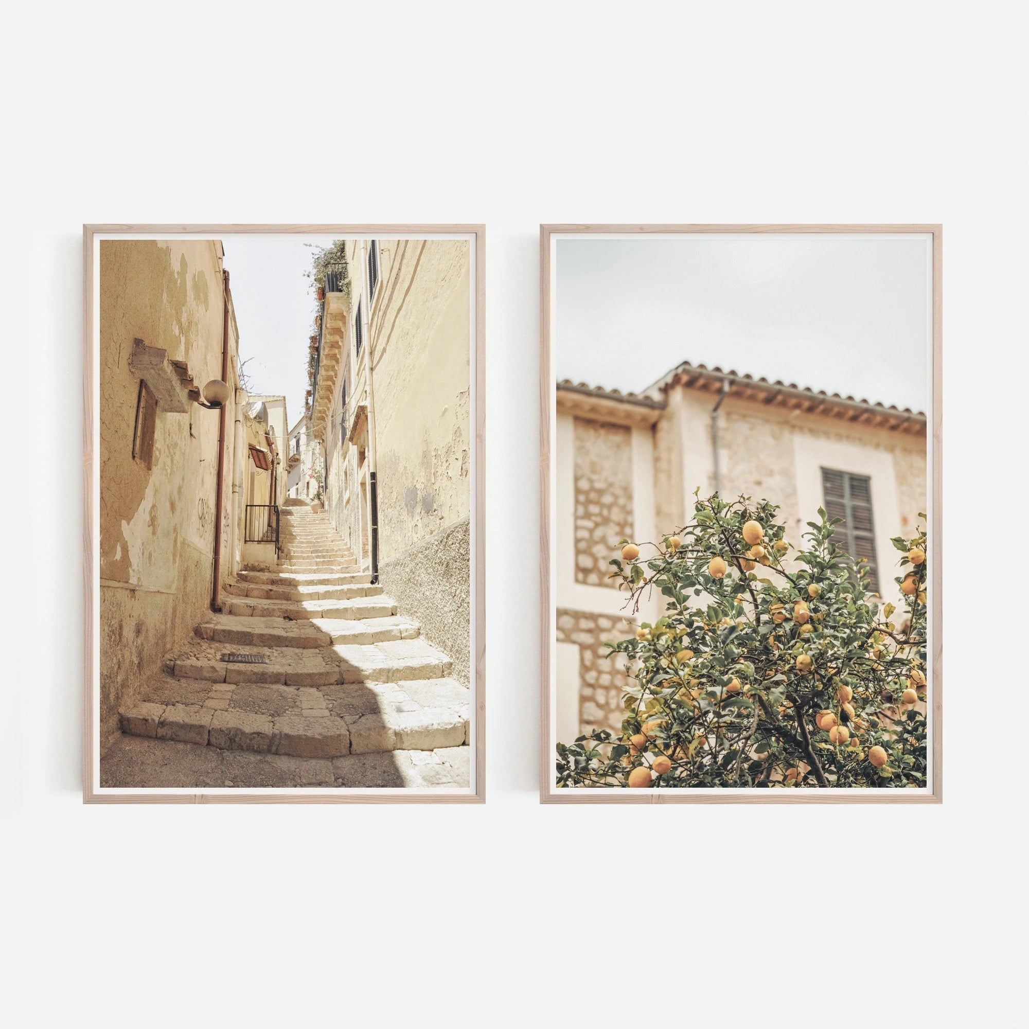 Olive Aura™ | Kit 2 Pôsteres Decorativos Botânicos