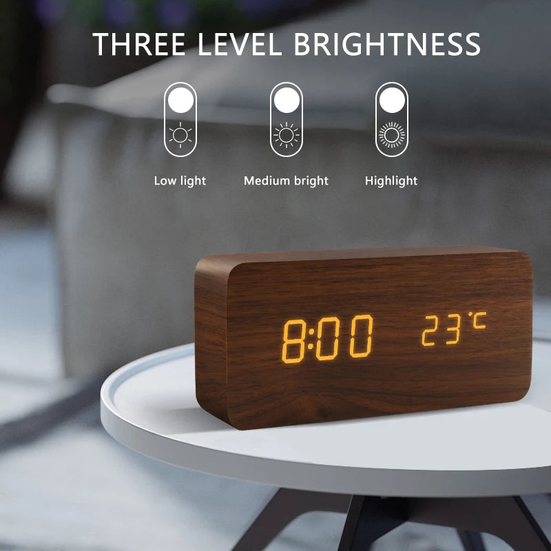 Despertador Digital Minimalista LED