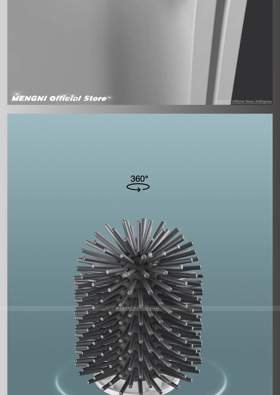Escova Sanitária Flex Silicone